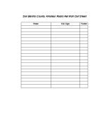 Net Control Call Sheet (Blank)